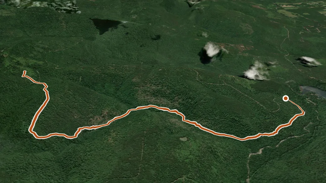 3-D terrain view of White Rock Shores Lake Loop West