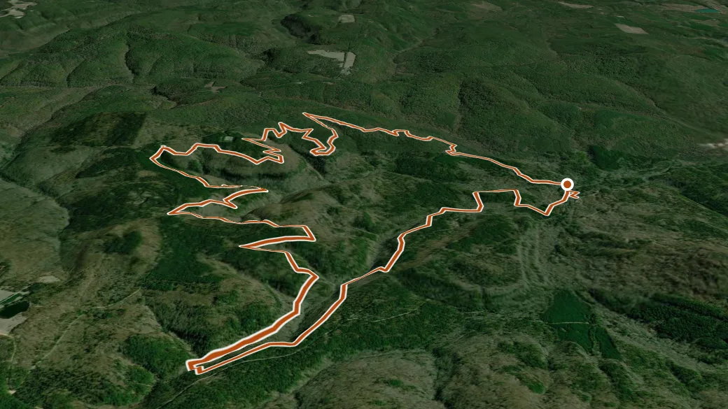3-D terrain view of Brock Creek #23