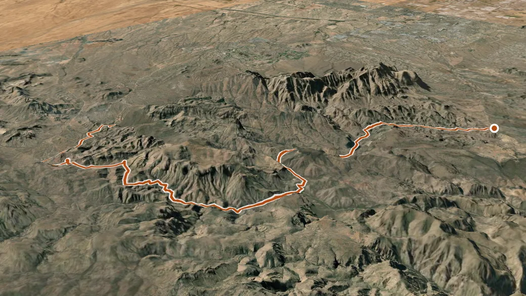 3-D terrain view of Dutchmans