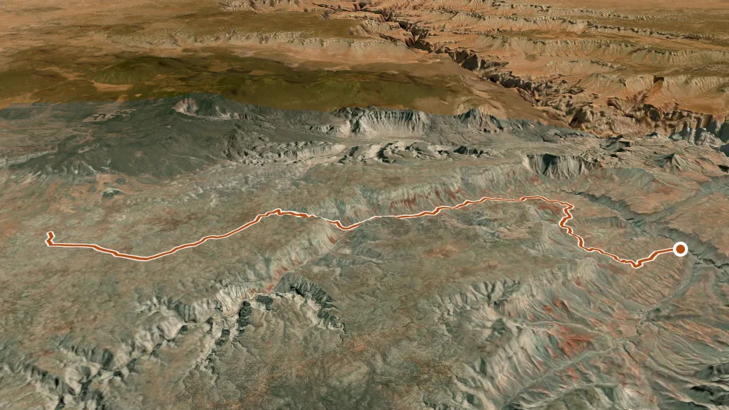 3-D terrain view of Blm-1048