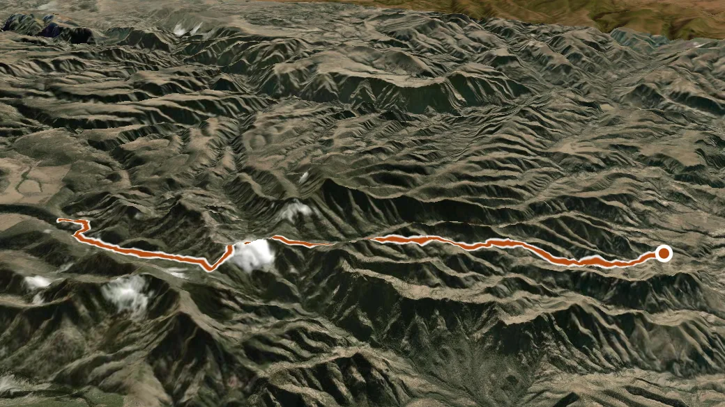 3-D terrain view of Wildbunch