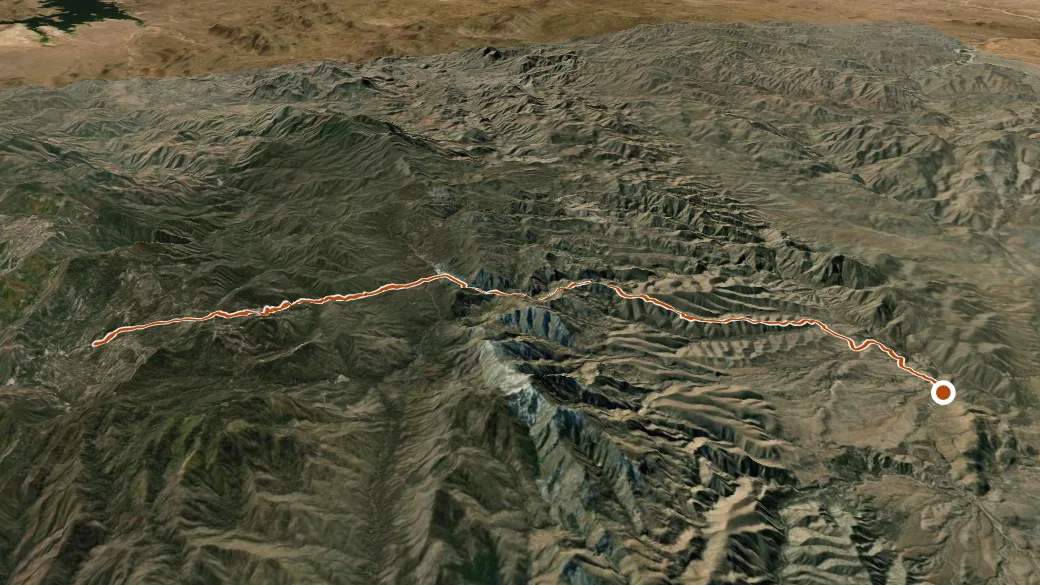 3-D terrain view of Wagoner