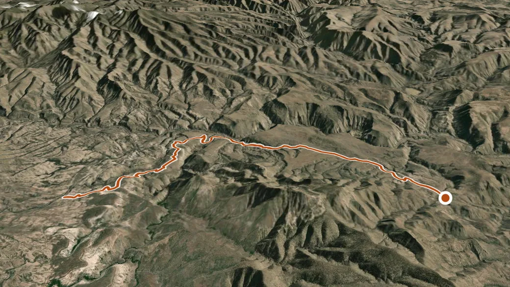 3-D terrain view of Pat Mesa