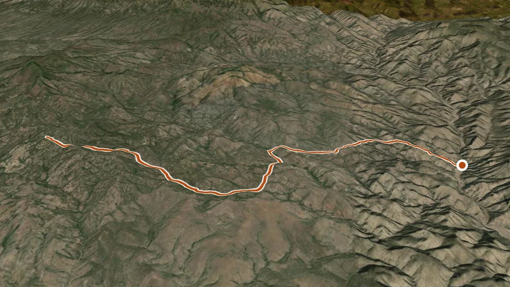 3-D terrain view of Ad Bar