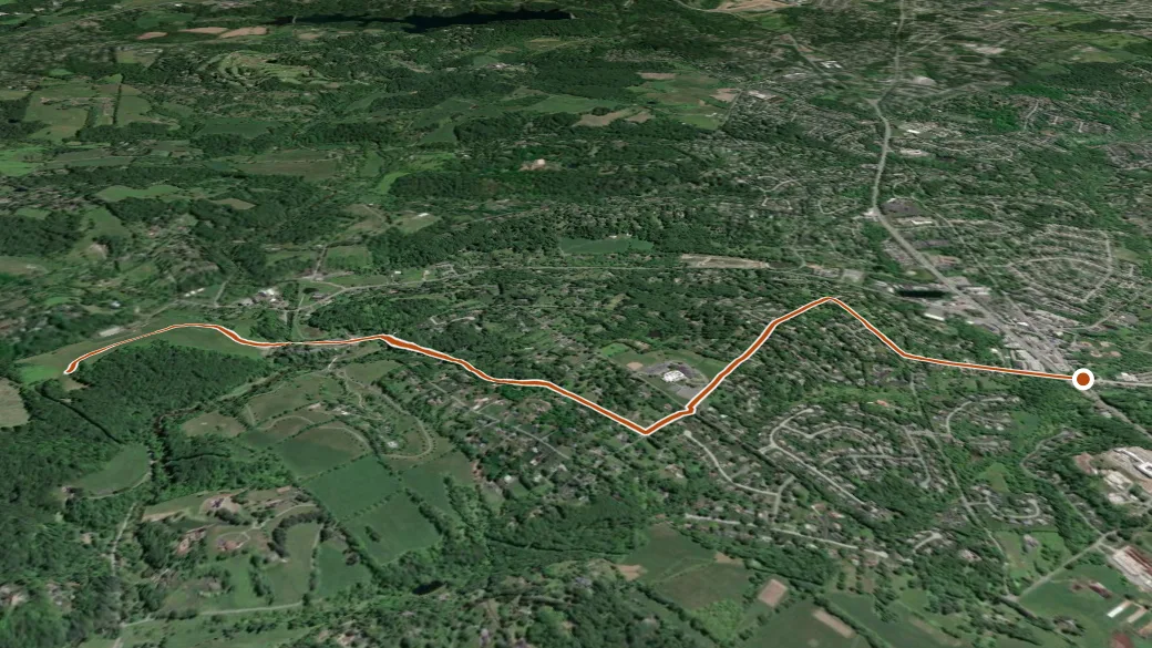 3-D terrain view of PennDel/Mason Dixon