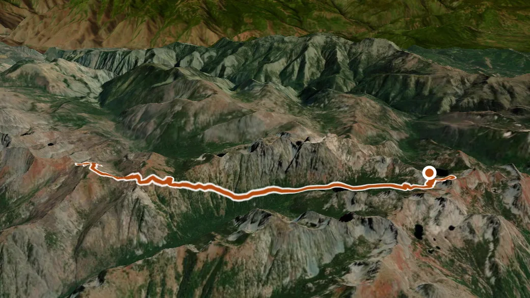 3-D terrain view of Black Lake - Horse Heaven