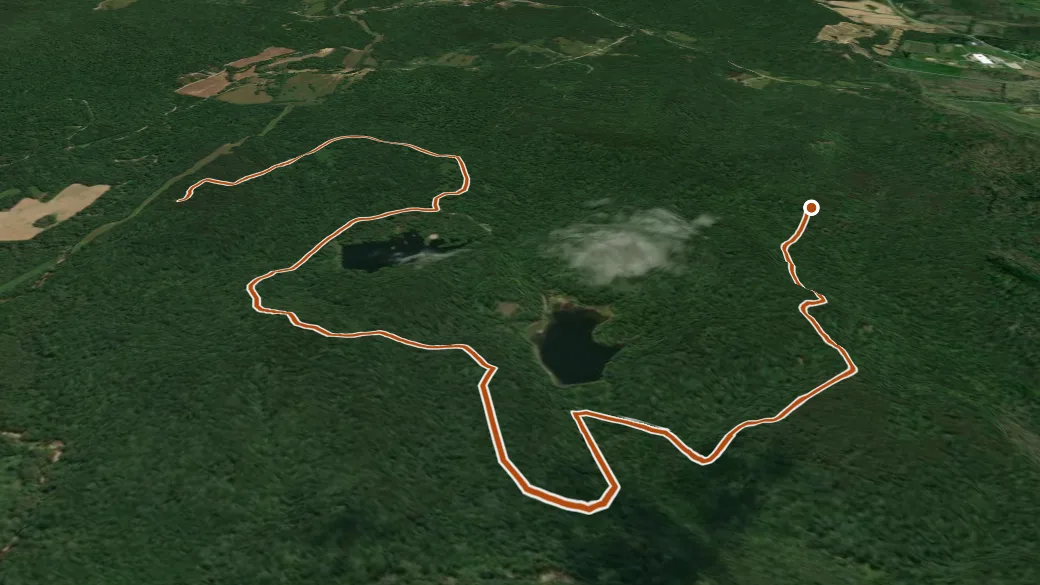 3-D terrain view of Whoopie Cat