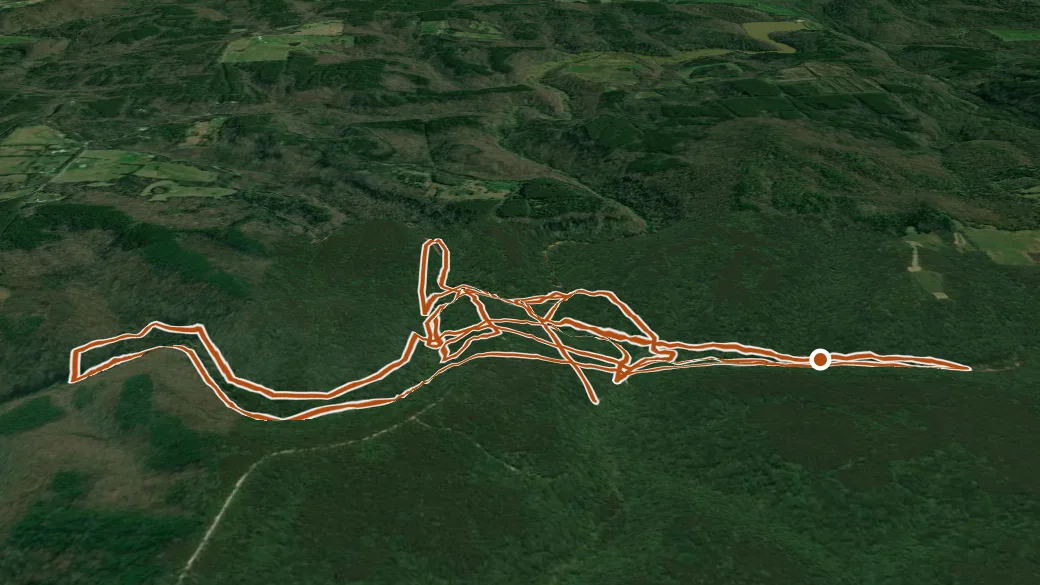 3-D terrain view of Bell Smith Springs