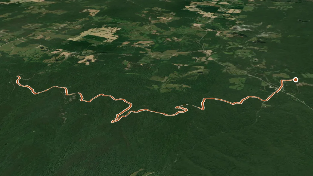 3-D terrain view of New Gog - Karbers Ridge