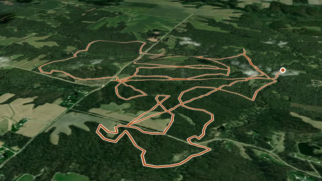 3-D terrain view of Jubilee