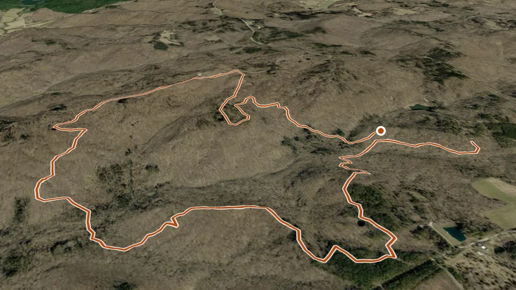 3-D terrain view of German Ridge 1