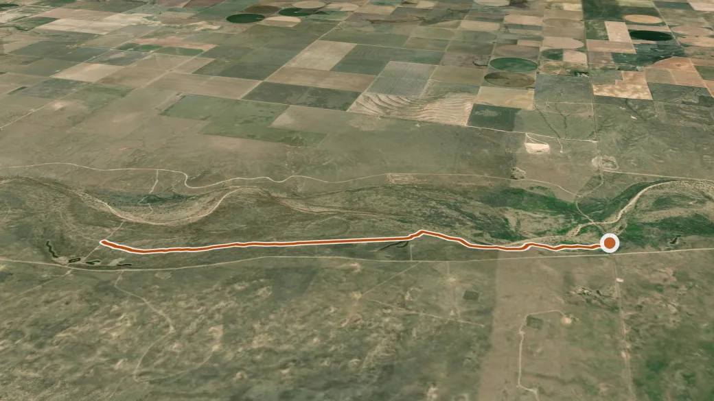 3-D terrain view of East Turkey