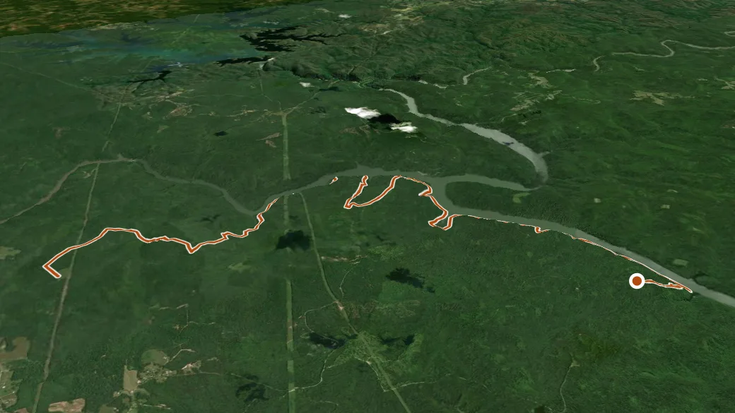 3-D terrain view of Nathan Mcclure