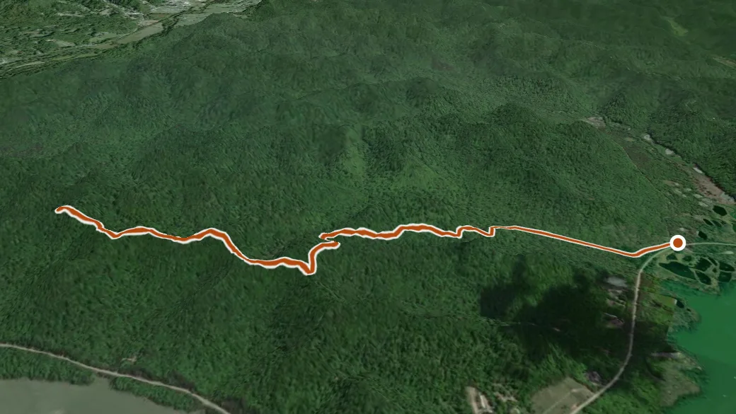 3-D terrain view of Lakeview Ridge