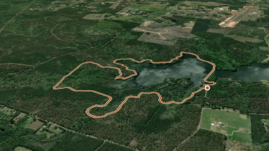 3-D terrain view of Sugar Cane Nrt