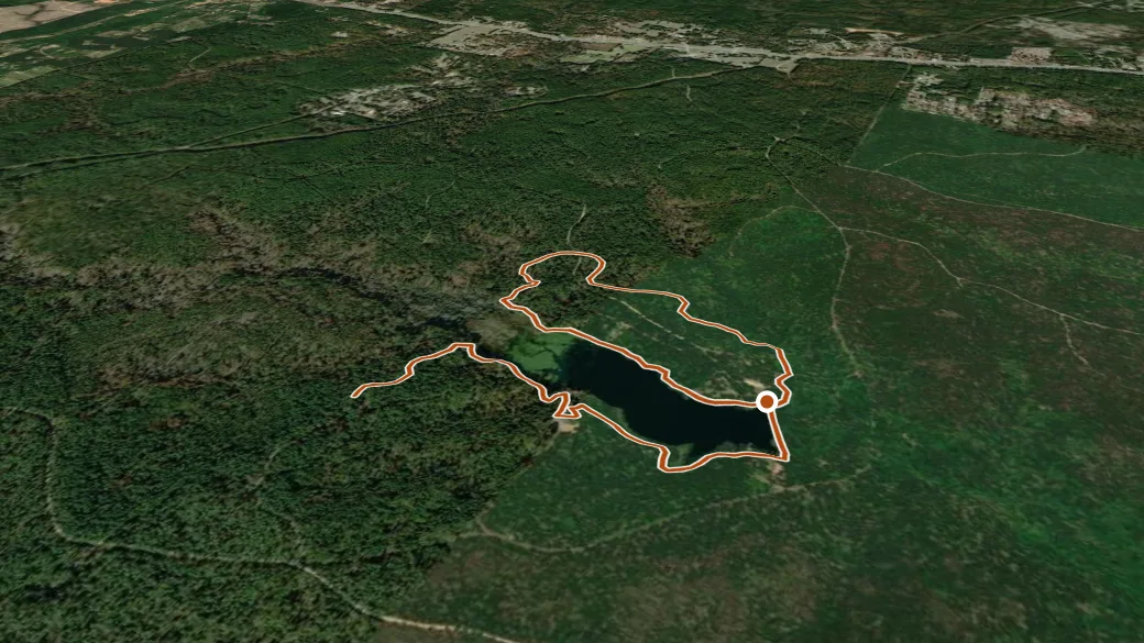 3-D terrain view of Valentine