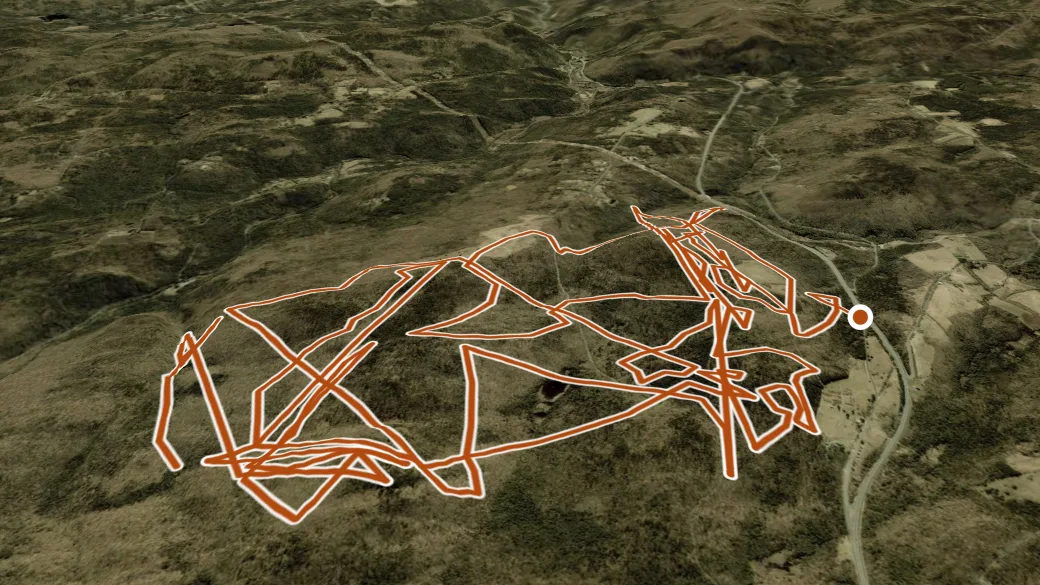 3-D terrain view of Notchview