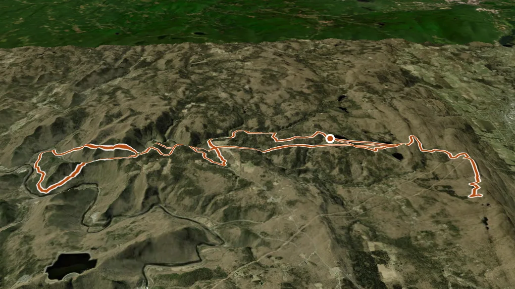 3-D terrain view of Mahican Mohawk Trail