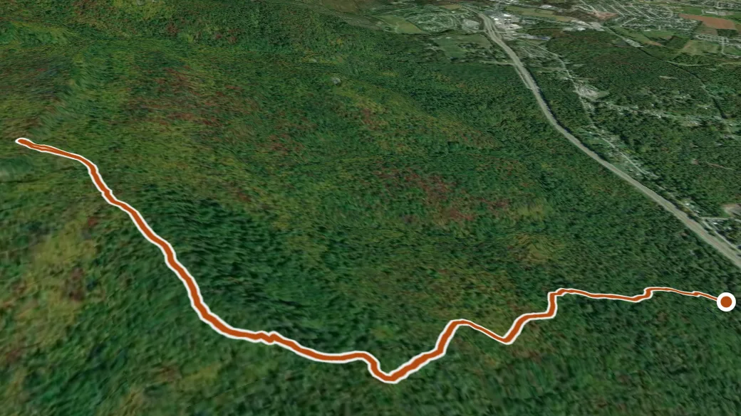 3-D terrain view of Bobs Hill