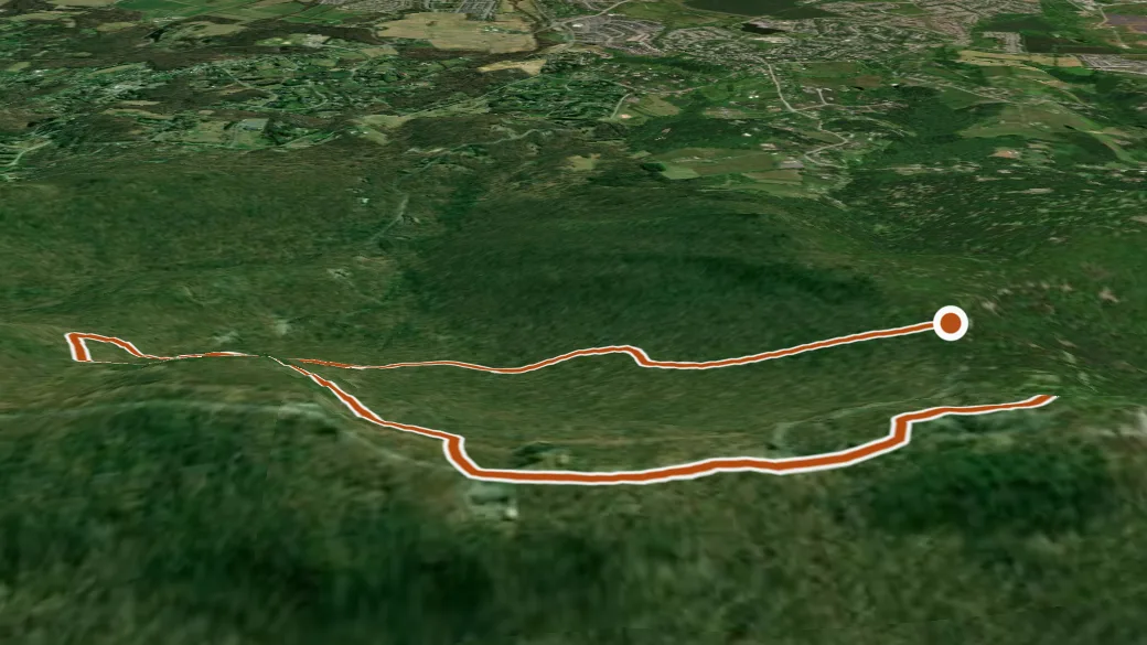 3-D terrain view of Green Ash