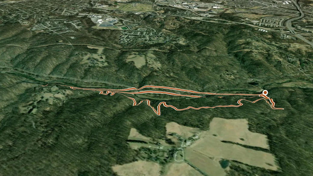 3-D terrain view of Ridge