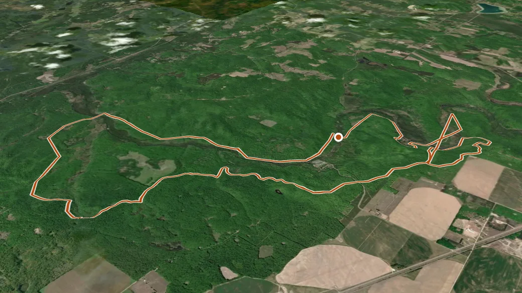 3-D terrain view of Jordan Valley Pathway