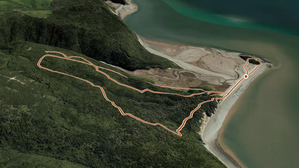 3-D terrain view of Martin Head