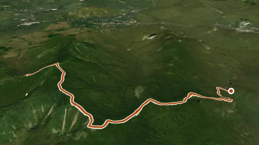 3-D terrain view of Twinway