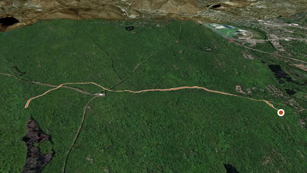 3-D terrain view of Halifax