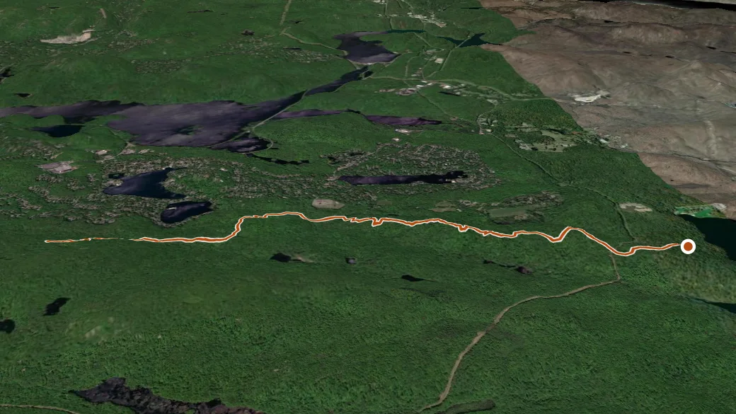 3-D terrain view of Ringwood-Ramapo Trail