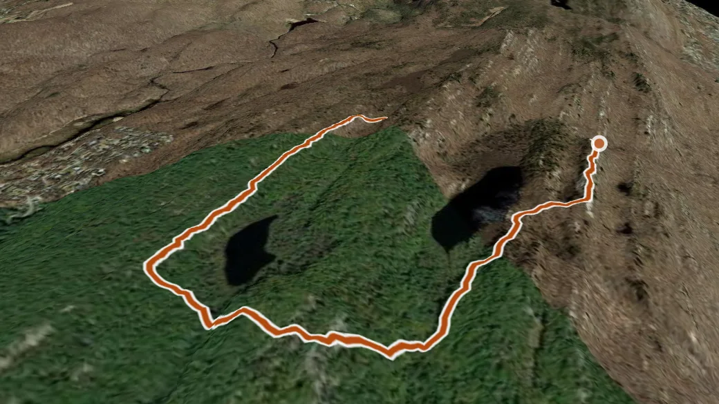 3-D terrain view of Ernest Walter