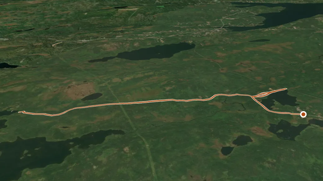 3-D terrain view of Skibbereen