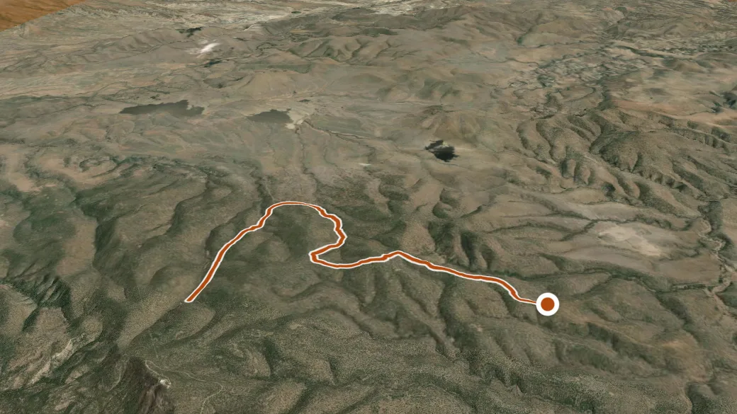 3-D terrain view of 940