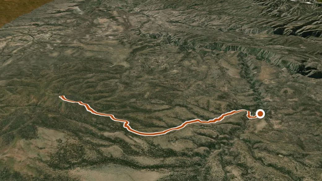 3-D terrain view of Sam Martin