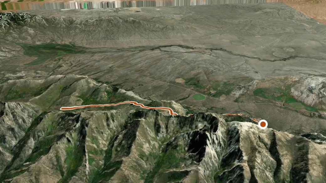 3-D terrain view of Griswold-Soldier