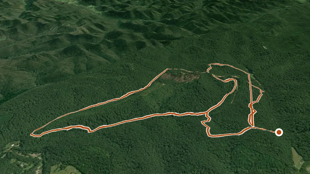 3-D terrain view of Conley'S Run