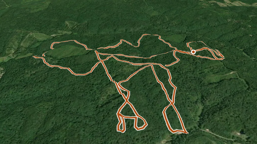 3-D terrain view of Richland Apv