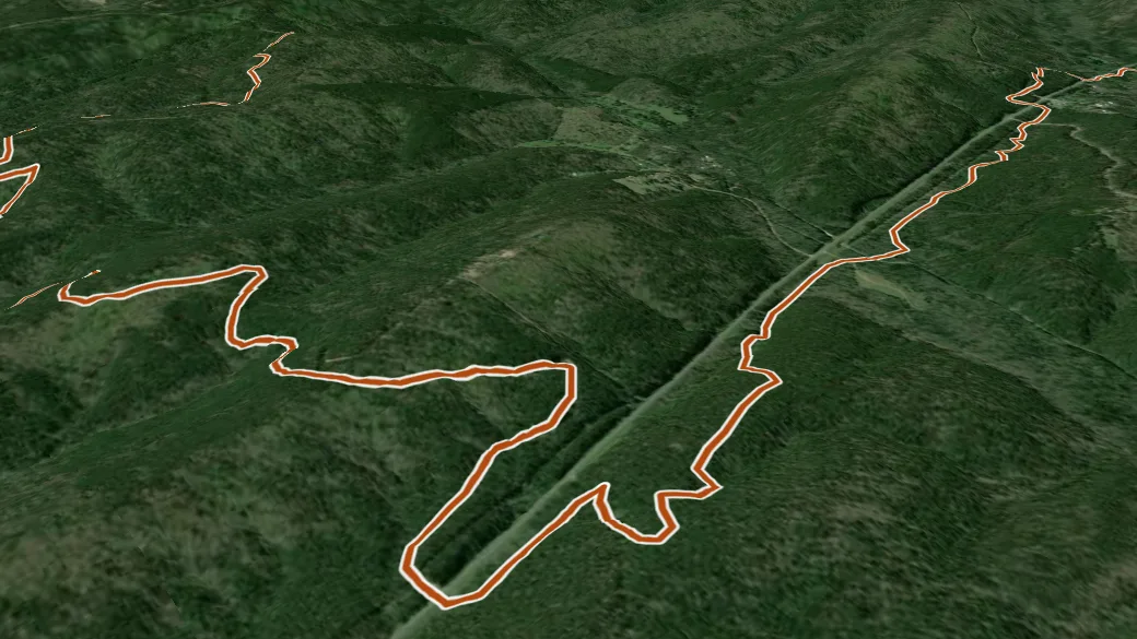 3-D terrain view of Wsm Eq - 1006