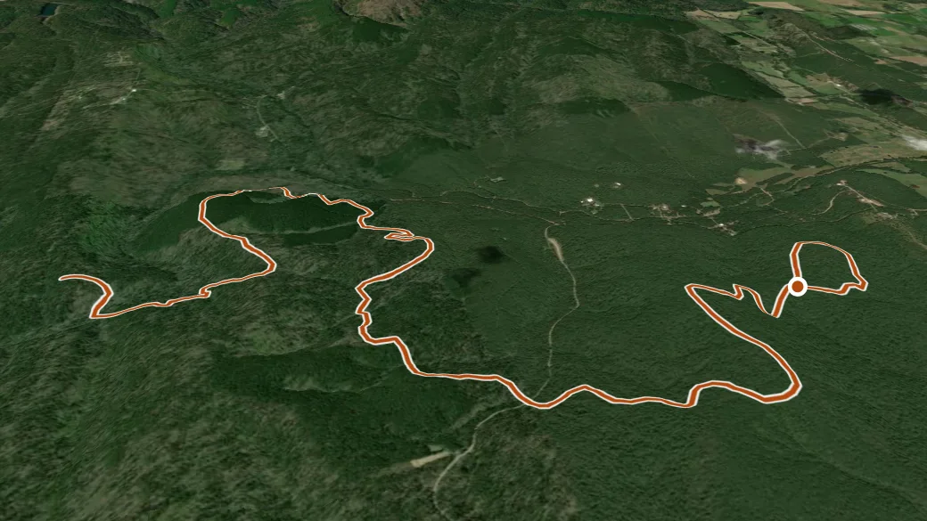 3-D terrain view of Wsm Eq - 1001a