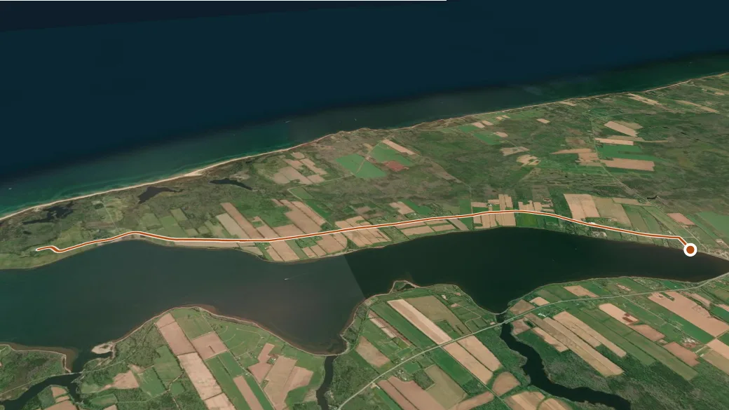 3-D terrain view of Greenwich AT