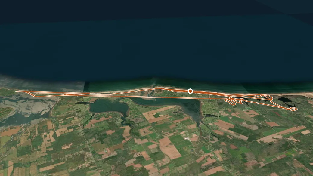3-D terrain view of Prince Edward Island National Park