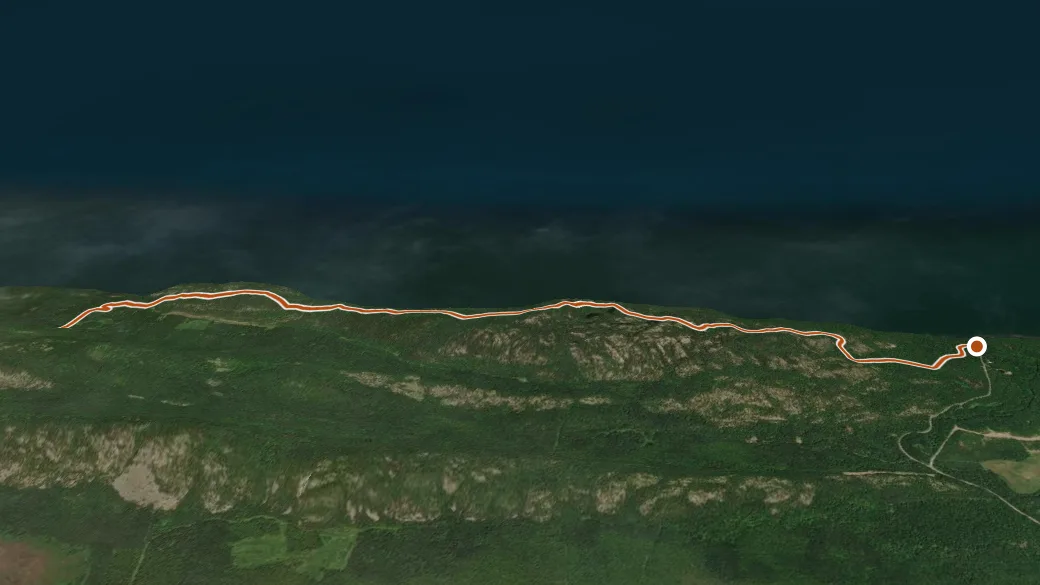 3-D terrain view of Le Littoral Basque