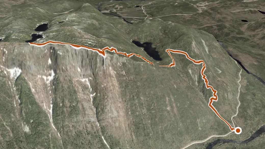 3-D terrain view of L'Acropole des draveurs