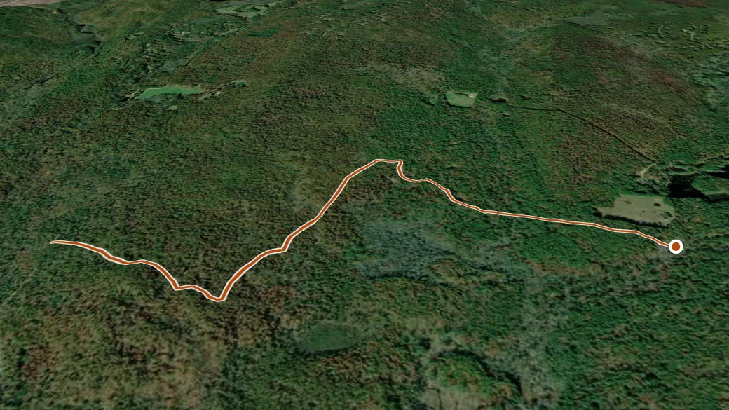 3-D terrain view of Breakheart Multi-use trail