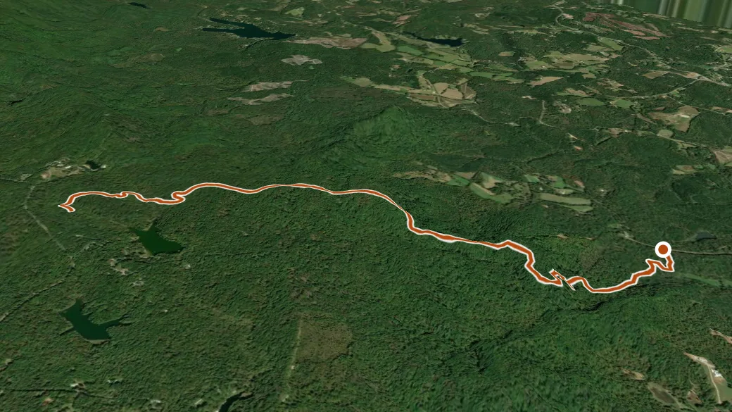 3-D terrain view of Oconee Connector