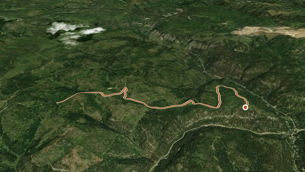 3-D terrain view of Limestone 100