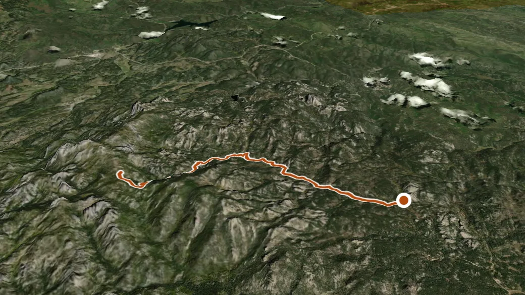 3-D terrain view of Grizzly #7