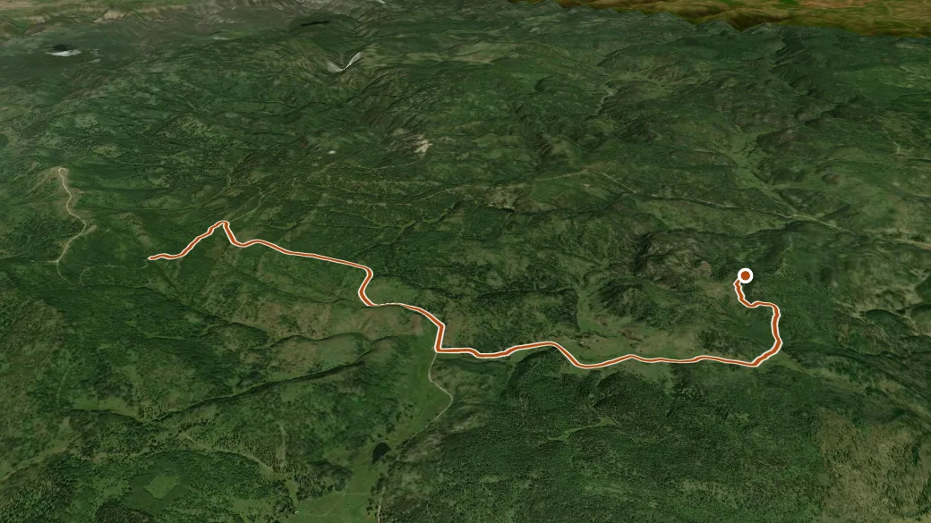 3-D terrain view of Snow-3