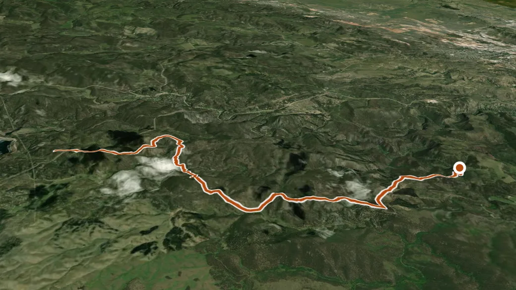 3-D terrain view of Victoria 13