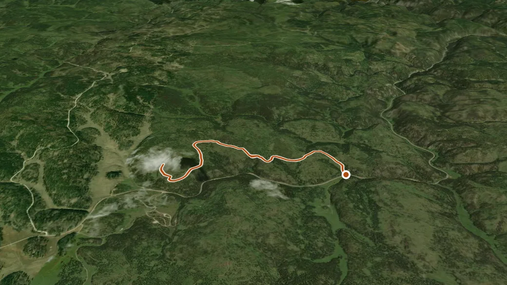 3-D terrain view of Eagle Cliff Bratwurst